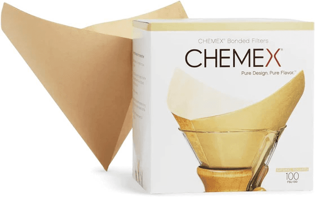 CHEMEX - 100 natural filters for Chemex Coffeemaker 6 to 10 cups