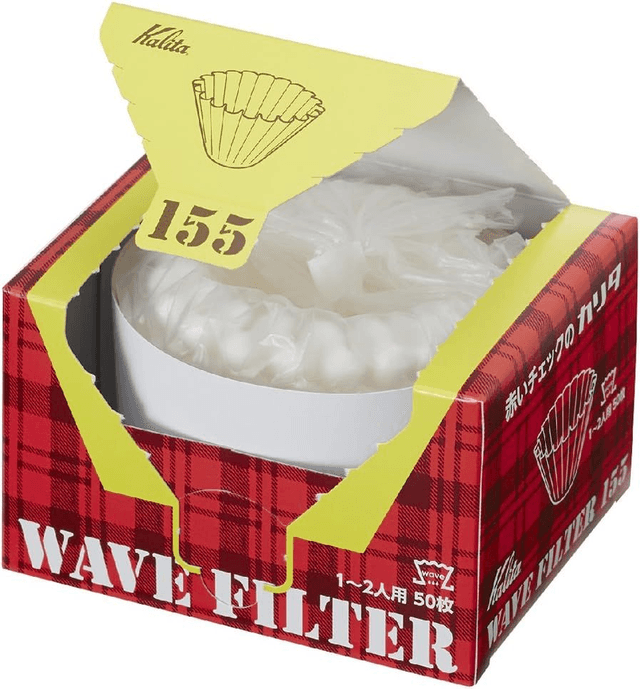 KALITA - White filters WAVE - 155 - (50 filters) 2 cups